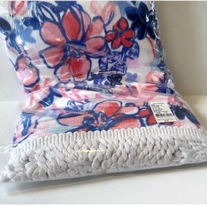LILLY PULITZER GWP BEACH POOL COTTON TOWEL 60X30 "PARTY LIKE A LOBSTAR" NWT